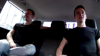Slide porn video – Big Dick Banging In The Back Seat - Luca Finn Reece Bentley  Sean McKenzie 2