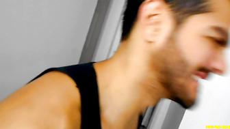 An Ass Grinding Wrestle - Leo Blue  Sebastian Cums