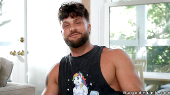 Muscle roommates rim and anal fuck in the beach house
