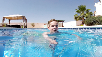 Pool Play With Hot Little Taylor - Taylor Blaze