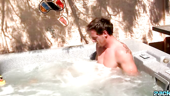In The Hot Tub With Jock Hunk Jimmy - Jimmy Longdong