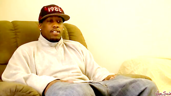 Big Black Guy James Gets Blown - James and Joe