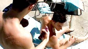 Zack and Mike - Jackin by the Pool - Mike Roberts and Zack Randall