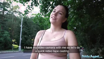 Ponytail porn video – Outdoor Agent Kiara Flow shows of her Hottie long legs and fucks