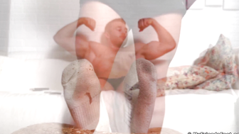 Muscle Chad Dominates Fans with His Feet - Chad