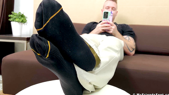 Spy on Baxs Socks  Feet - Bax