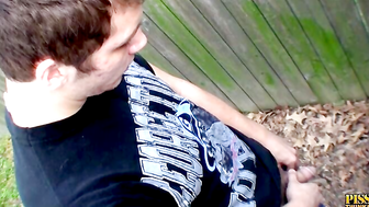 Pissing And Jerking Out Some Hot Juice - Cooper Reeves And Devin Reynolds