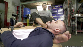 Mechanics Garage Blowjob & Facial with Pornstar Ryland Rye