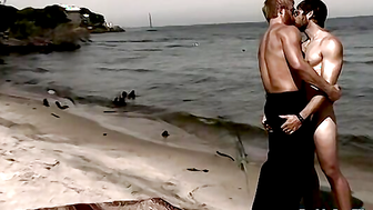 Ass Slamming At The Beach - Christopher Daniels  Colby Keller