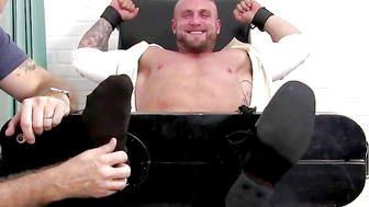 Ticklish porn video – Salesman Gavin Tickled - Gavin