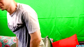 Self Suck porn video – Splashing Himself With Cum - Zack Randall 2