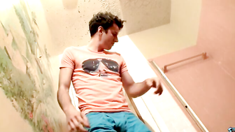Fit Boy Loves To Stroke It - Dean Inja