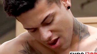 Flexing porn video – Army Recruits Tire Of Pushups and Want To Fuck - Colby Parker Leo Rain and Mickey Taylor