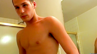 Hot Young Badboy gets Haircut and Jerks Off - Puppy