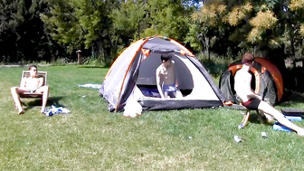 Camping porn video – Aaron Aurora Josh Parker and Tyler James - Aaron Aurora Josh Parker and Tyler James