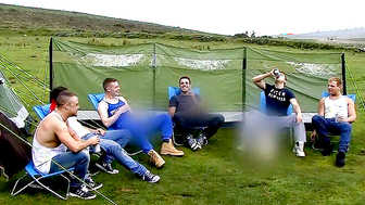 Camping Trip porn video – Bonding With A Group Wank - Kai Fraser Bradley Josh Matt And Riley