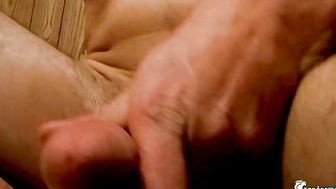 Sticky Boy Feet Coated In Cum - Alexxx