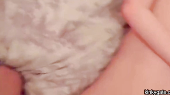 Handcuffed Yasmine 19 cums under my control