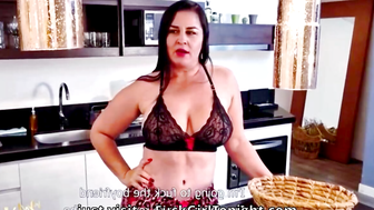 Mariana has a threesome with her stepmother and her boyfriend 57