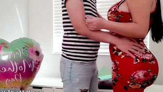 On Mothers Day my Curvy Step Mom said take the condom off  creampie in her 11