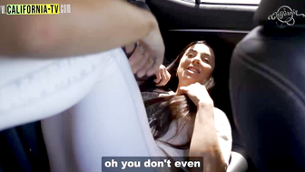 Lucky married taxi driver Influencer famous for her adult content strips naked in he