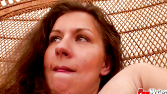 Nasty lesbians sharing their black strapon dildo