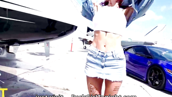 Persuaded Seductive Tattooed Babe Alby The Goat to Engage in Sexual Activity on a Pri 20