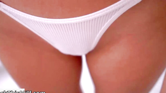 Step Mom Caught Step Son Jerking off and help him Cum Quick 17