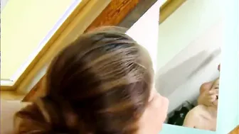 Big Tit Buffy deepthroats  fucks after Bae tub1