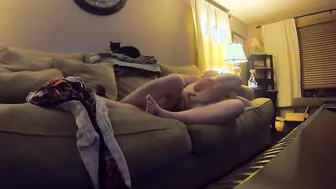 Lusty Blonde Tiny Tit mom Loves Gigantic Penis