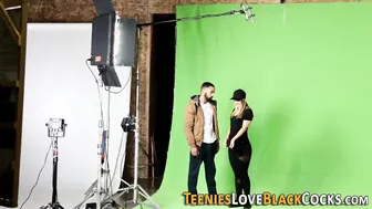 Blonde teenager getting nailed by big penis