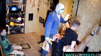 Busty MILF GangBanged in Glory Hole 2