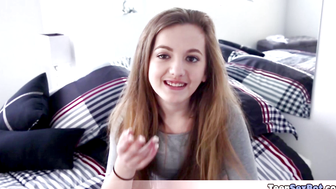 Petite stepdaughter Marissa Mae fucked