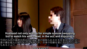 Japanese married couple first ever swapping experience for hotwife
