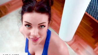 Step sister in yoga shorts seduced brother 17
