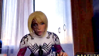 Anti Venom Deep Sucking and Sensual Fucking Cosplay