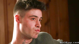 Hot gay anal fucked in a dinning room