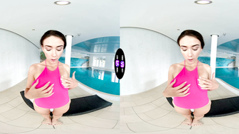 Spa porn video – Solo game in the spa