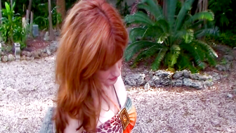Redhead Milf Outdoor Pic-Nic Striptease & Dildo Play - PornPros