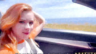 Girl Sucking Dick Stranger in Car and Fuck on a Rest