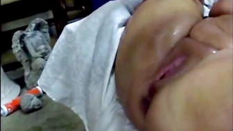 Mature bbw squirting a lot while fucked