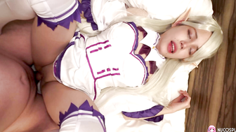 Miu Akino Gets A Creampie From A Fat Dick