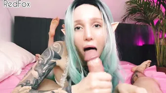 pov HAND JOB  HEAD from Gorgeous Young Elf - Cosplay