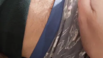 Cum on my Grey Casual Cotton Sweater
