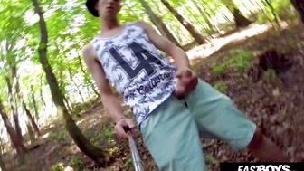 Skinny teen boy but long dick by EastBoys