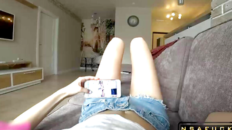 Caught Stepsister while she Masturbated