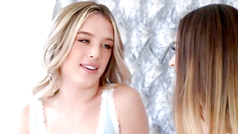 Ashlyn Angel has invited Molly Little over for a girls night sleepover. They turn on