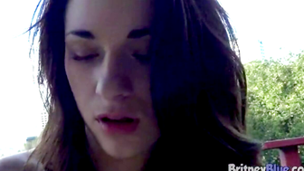Britney Blue with natural tits and Blowjob Lust