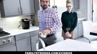 Blonde Hottie Lily Larimar Getting Pounded By Stepfather For Filthy Talking