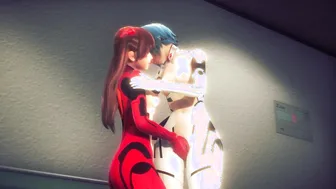 Asuka and Rei having babe Dyke Sex(3d PORN)|Neon Genesis Evangelion